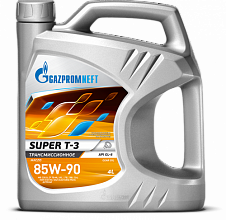 Трансмиссионное масло  Gazpromneft  Super Т-3 SAE 85W-90(GL-5)  4л 