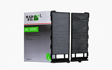 Фильтр салона  MADFIL  AC-203C (CU28082) NISSAN угольн	 