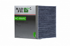 Фильтр салона  MADFIL  AC-0069C (CUK2945) RENAULT Megane угольн 