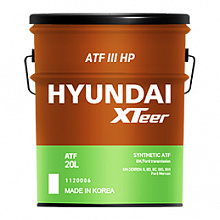 Трансмиссионное масло  Hyundai  XTeer ATF III HP  20л 