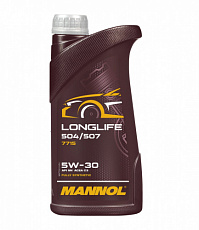 Моторное масло  MANNOL  LONGLIFE 504/507 5W-30  SN C3  1л 