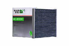 Фильтр салона  MADFIL  AC-8503C (CU21003) HONDA Civic/ CR-V/ Vezel угольн 