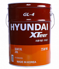 Трансмиссионное масло  Hyundai  XTeer Gear Oil-4 75W90  GL-4  20л 