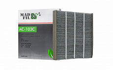 Фильтр салона  MADFIL  AC-103C (AG169) LEXUS / TOYOTA  угольн 