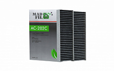 Фильтр салона  MADFIL  AC-202C (274945L525) NISSAN угольн 