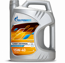 Моторное масло  Gazpromneft  Turbo Universal 15W40 API CD  5л