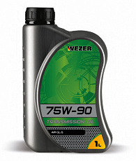 Трансмиссионное масло  WEZZER  75w-90  GL-5  1л
