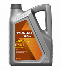 Трансмиссионное масло Hyundai XTeer Gear Oil-5 80W90 GL-5 4л 