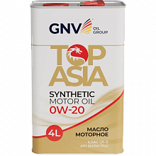 Моторное масло GNV Top Asia 0W-20 4л 