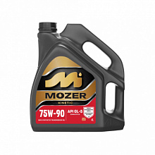 Трансмиссионное масло MOZER  Kinetic 75w-90 GL-5 (п/синт)  4л