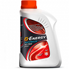 Антифриз  G-Energy Antifreeze 40 PRO G12+ (красн) 1кг