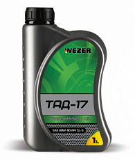 Трансмиссионное масло  WEZZER  ТАД-17 80w-90  GL-5  1л